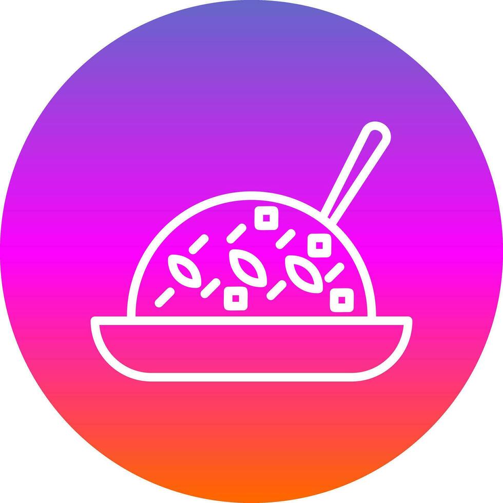 conception d'icône de vecteur de curry