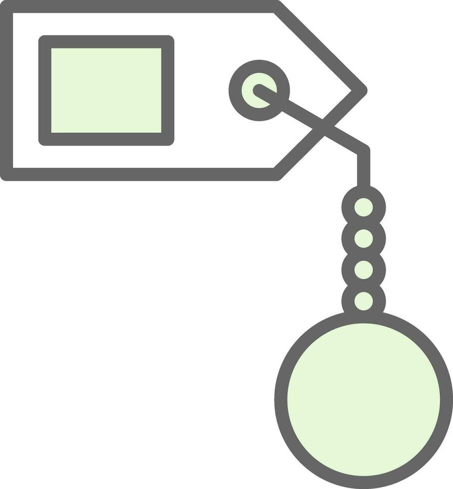 clé étiquette vecteur icône conception