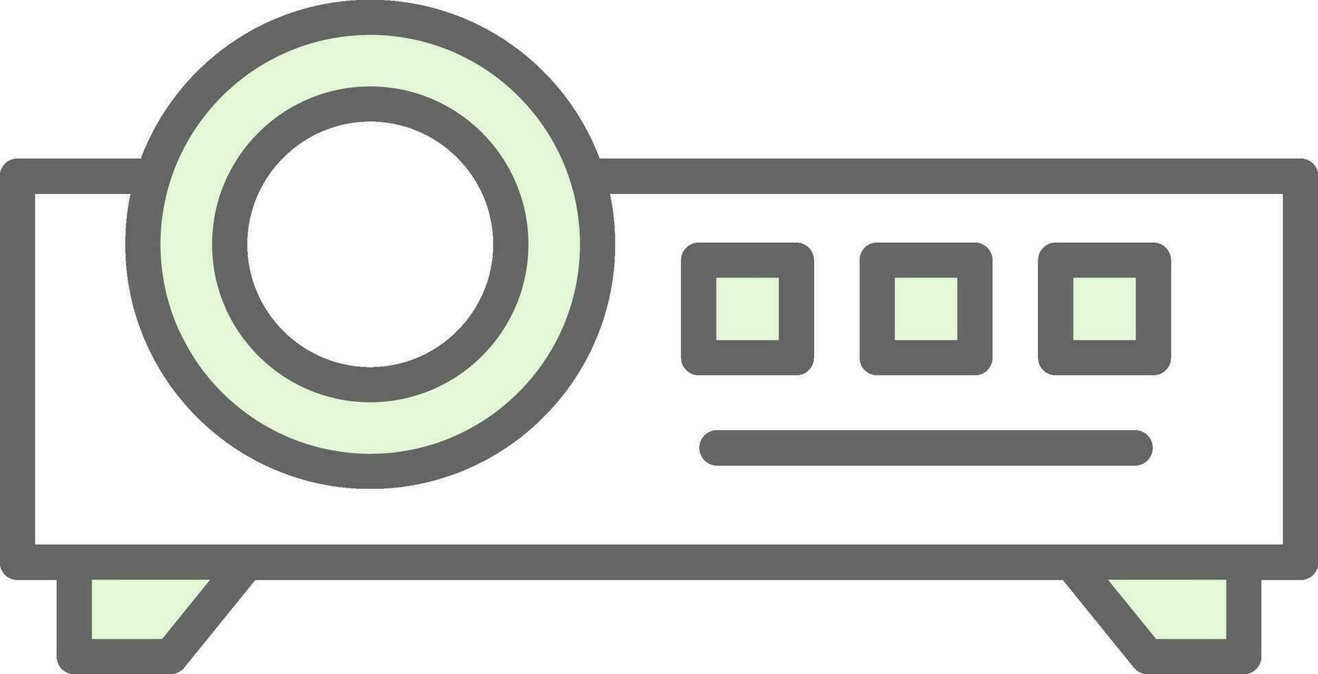 conception d'icône de vecteur de projecteur