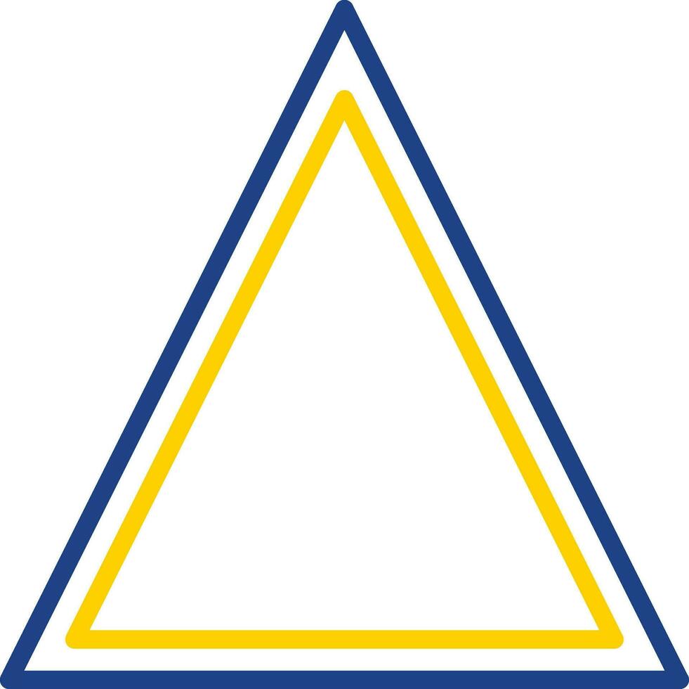 conception d'icône vecteur triangle