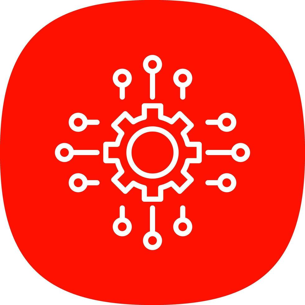 conception d'icône de vecteur d'automatisation