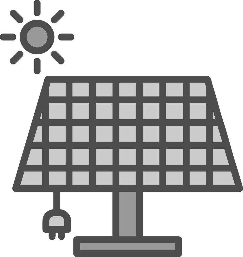 conception d'icône de vecteur d'énergie solaire