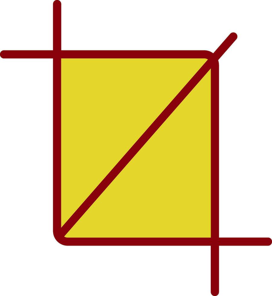 conception d'icône de vecteur de recadrage