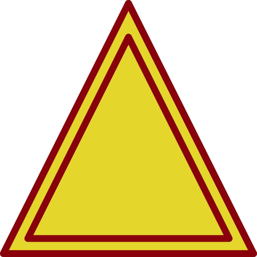 conception d'icône vecteur triangle