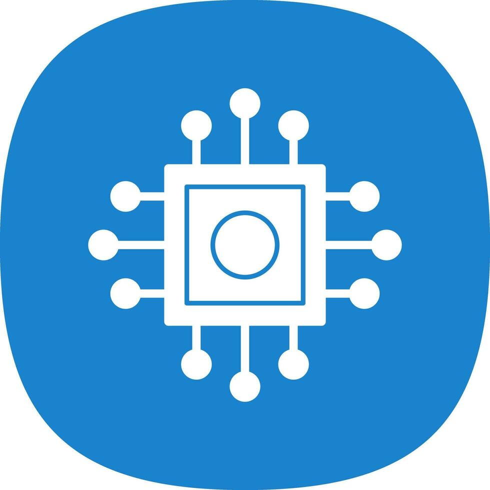 conception d'icône de vecteur de processeur
