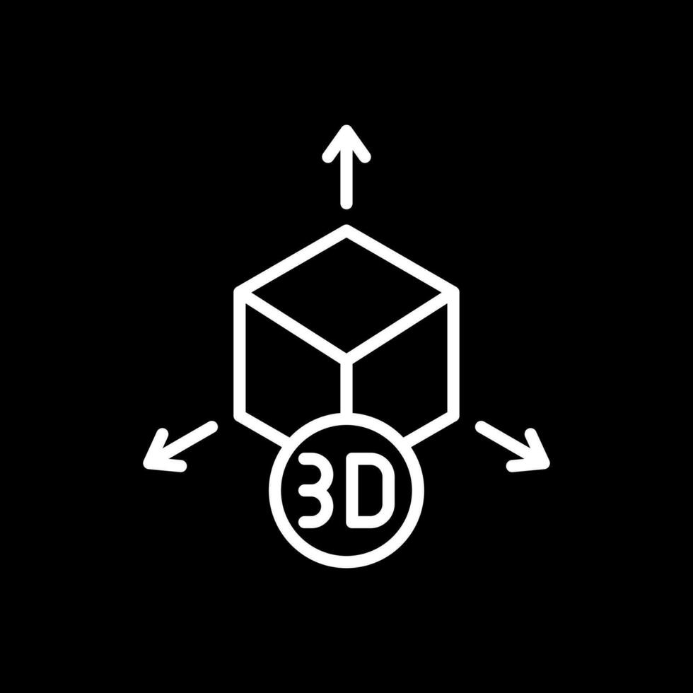 conception d'icône de vecteur de modèle 3d