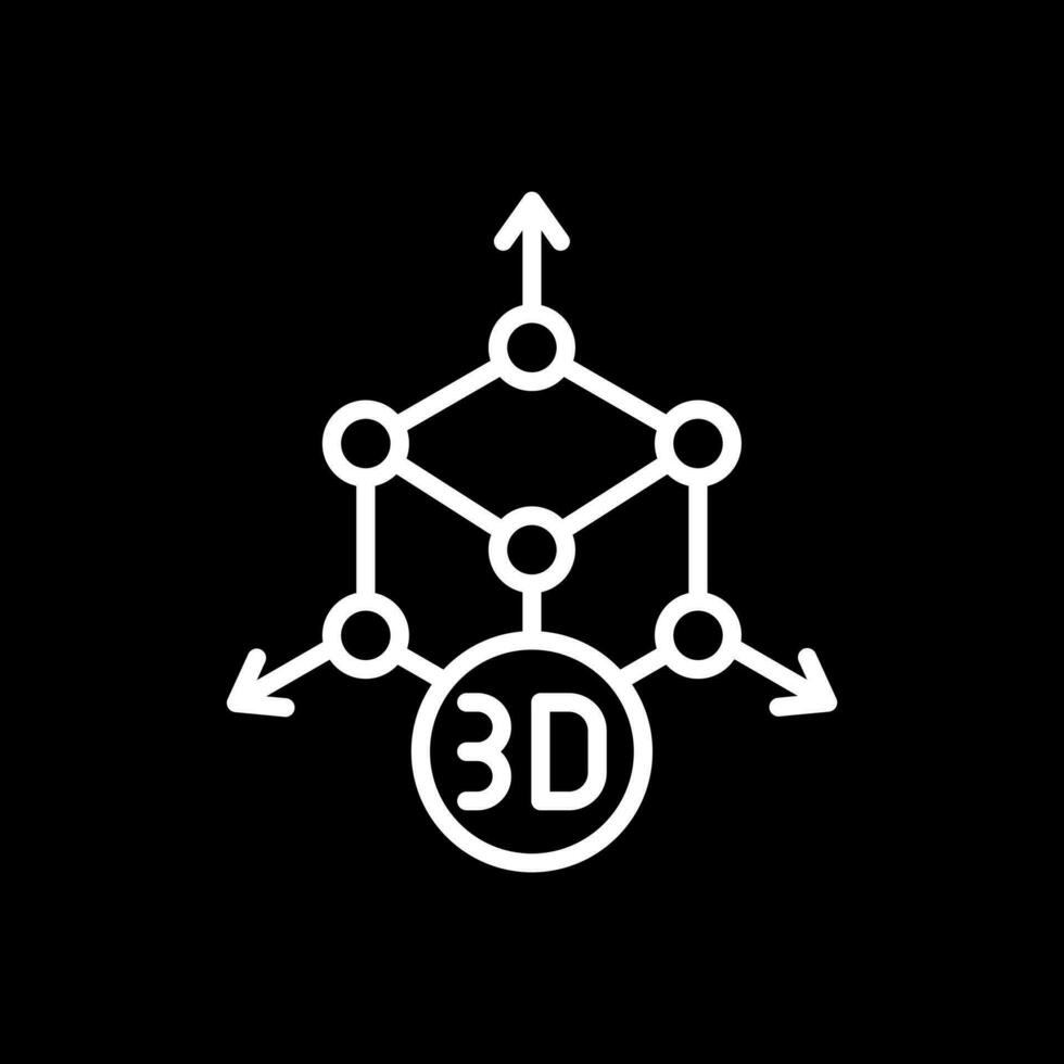 conception d'icône vectorielle de modélisation 3d vecteur