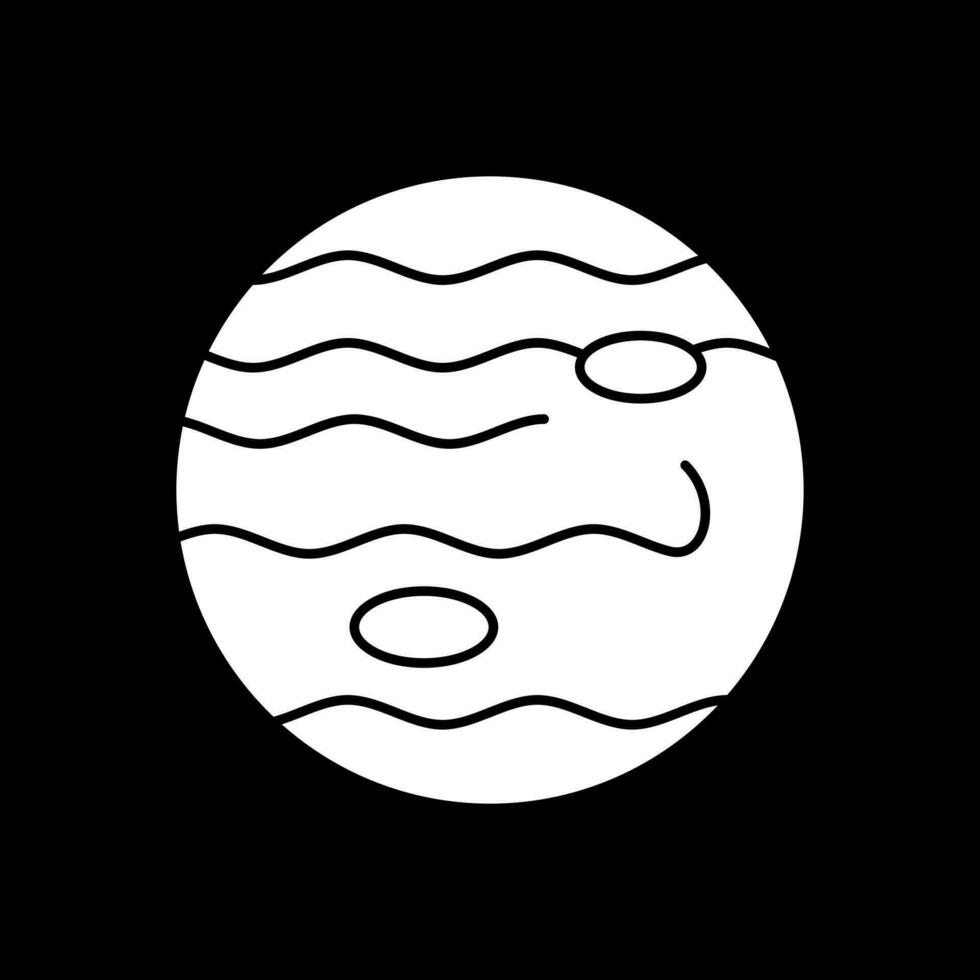 Jupiter vecteur icône conception