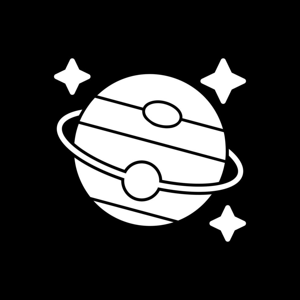Saturne vecteur icône conception