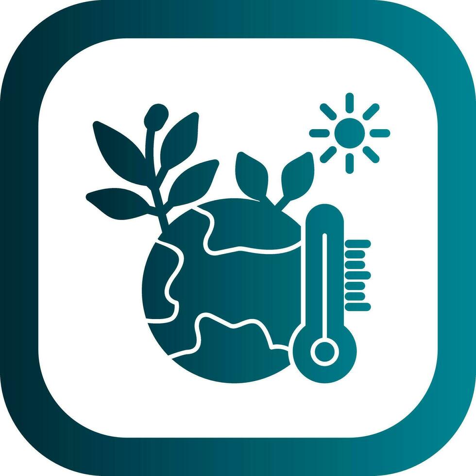 conception d'icône vectorielle de changement climatique vecteur