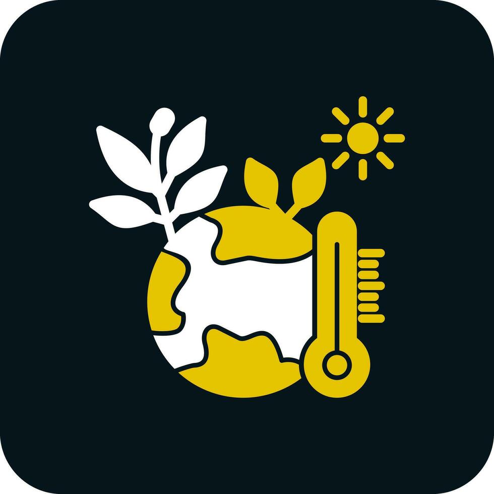 conception d'icône vectorielle de changement climatique vecteur