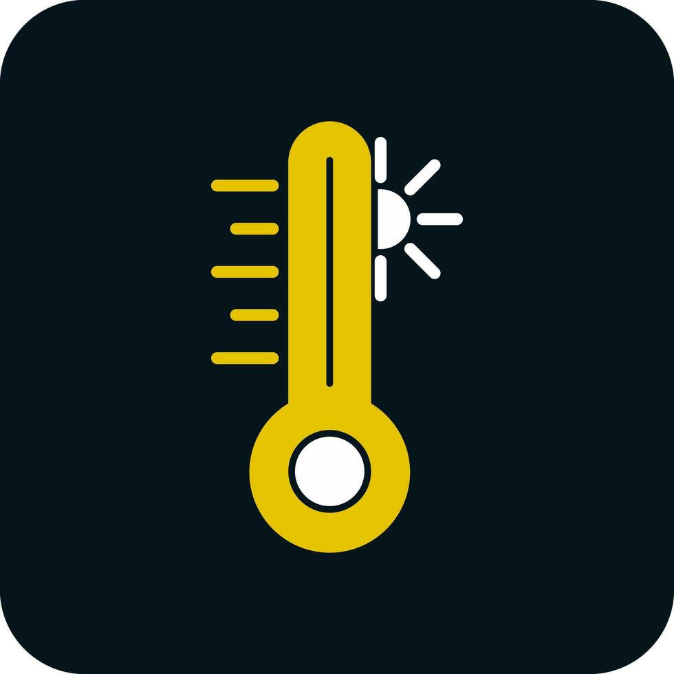 conception d'icône de vecteur de thermomètre