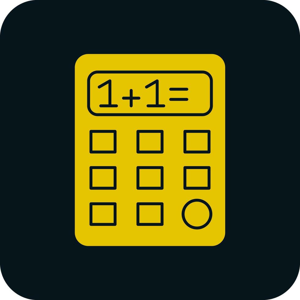 conception d'icône de vecteur de calculatrice