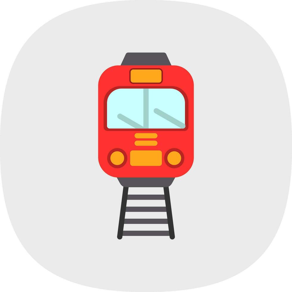 conception d'icône de vecteur de tram