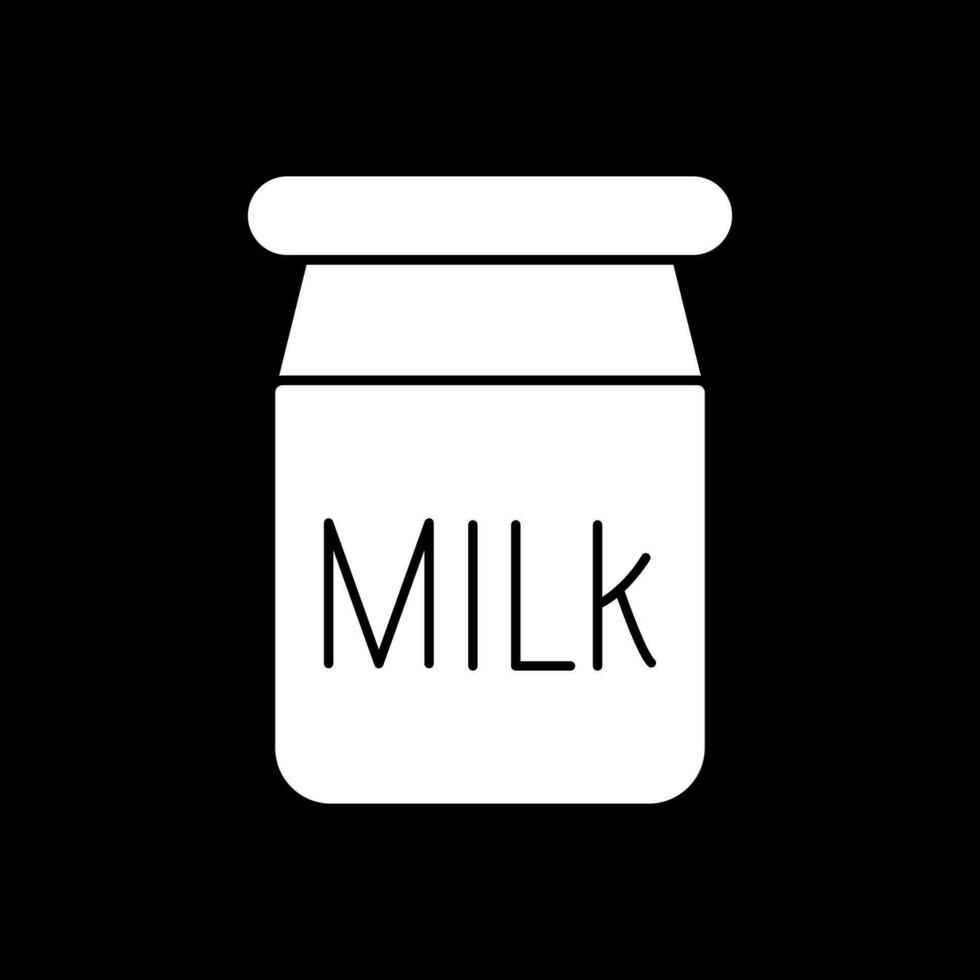 conception d'icône de vecteur de lait
