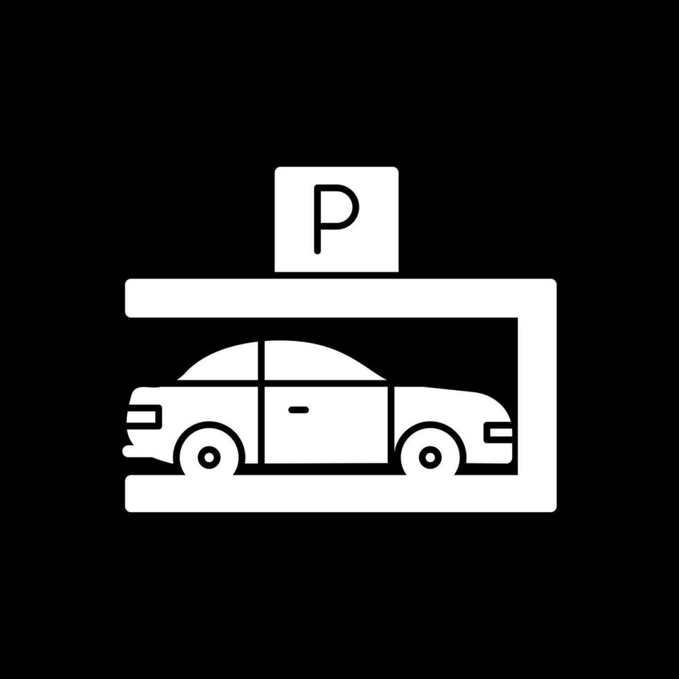 conception d'icône de vecteur de stationnement