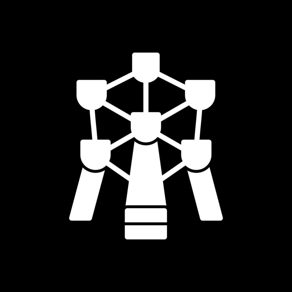 atomium vecteur icône conception