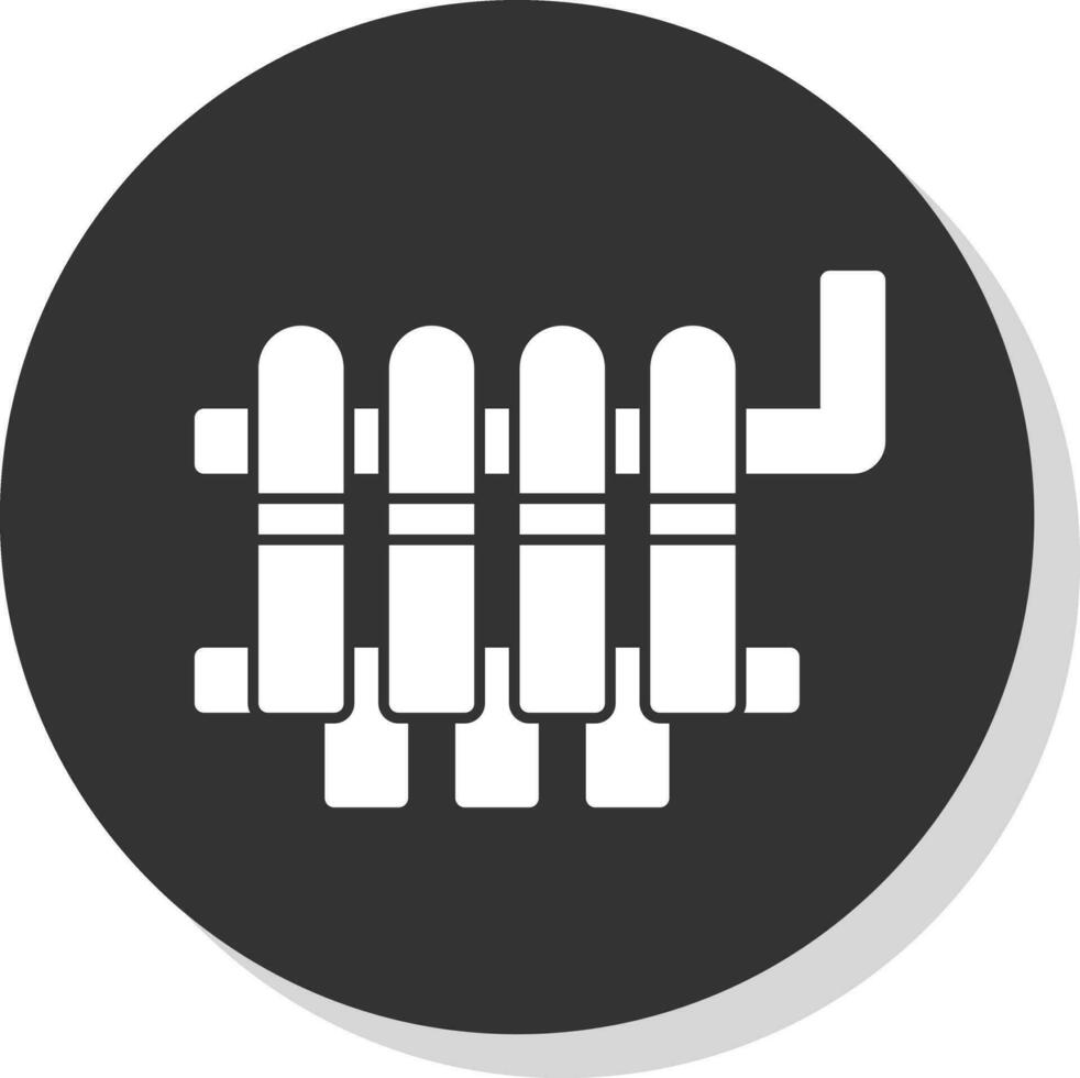 conception d'icône de vecteur de radiateur