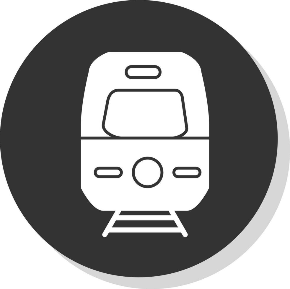 conception d'icône de vecteur de métro