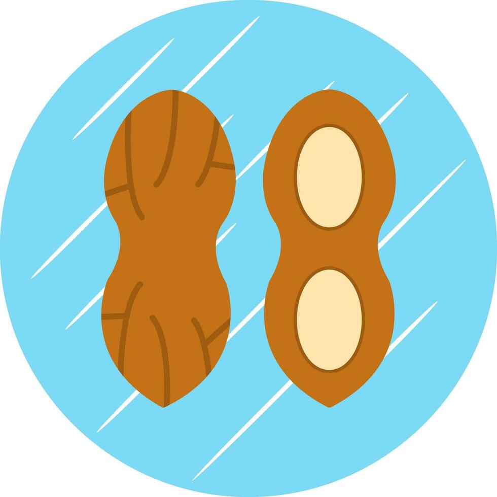 conception d'icône de vecteur d'arachides
