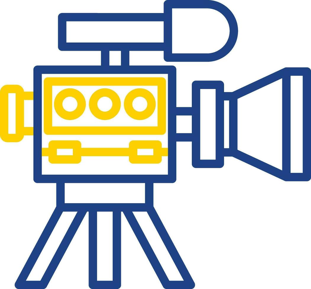 conception d'icône de vecteur de caméra vidéo