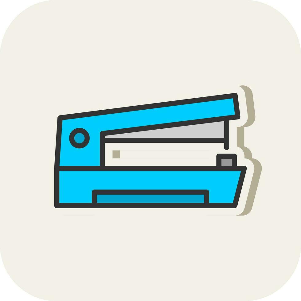 conception d'icône de vecteur d'agrafeuse