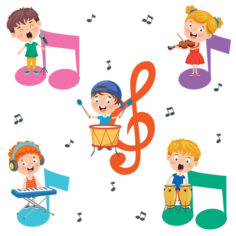 Musique Pour Enfants Vecteurs libres de droits et plus d'images