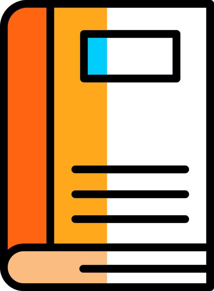 conception d'icône de vecteur de livre