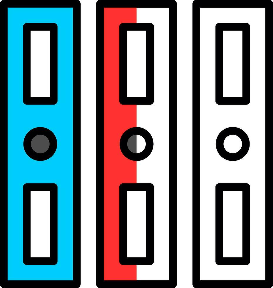 classeurs vecteur icône conception