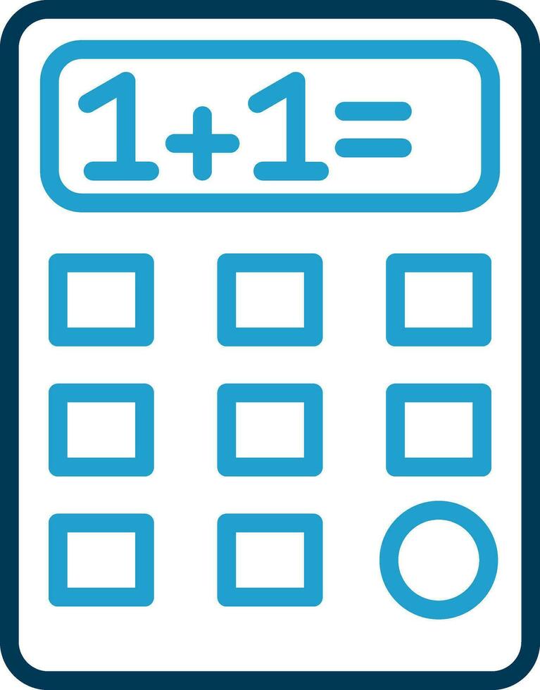 conception d'icône de vecteur de calculatrice