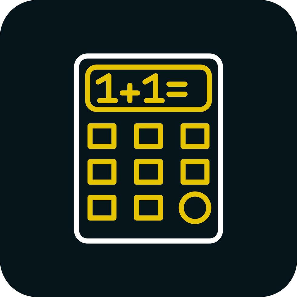 conception d'icône de vecteur de calculatrice