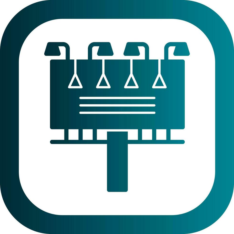 conception d'icône de vecteur de panneau d'affichage
