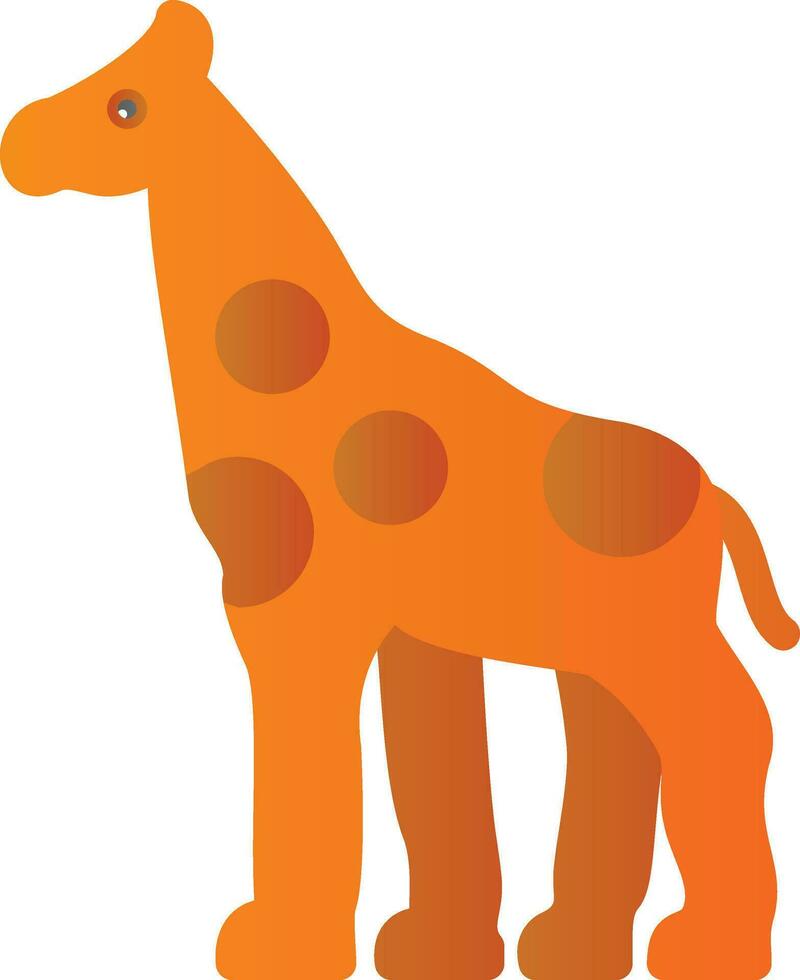 girafe vecteur icône conception
