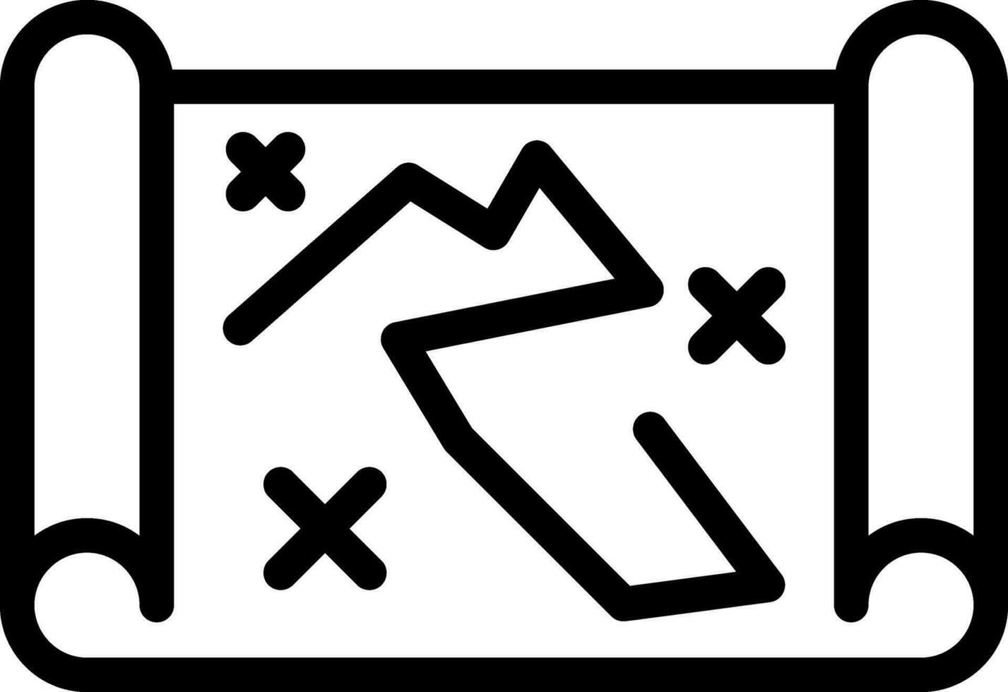 conception d'icône de vecteur de carte