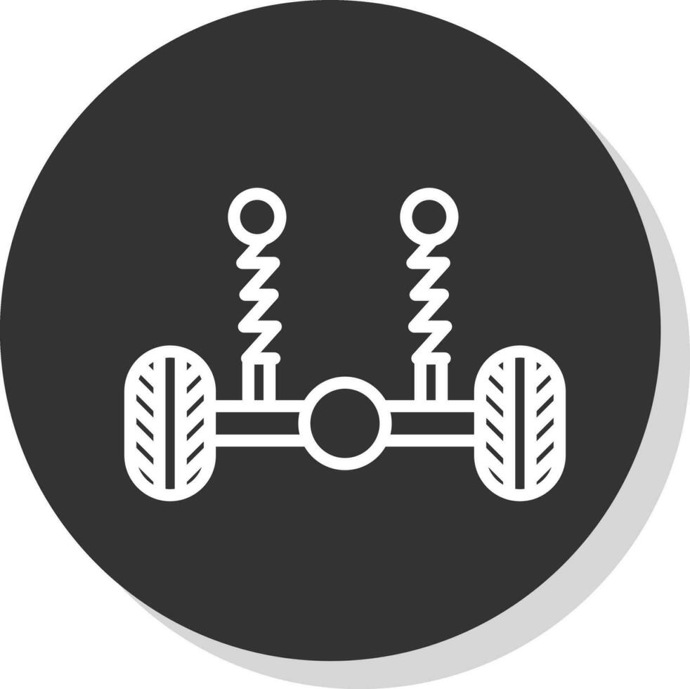 conception d'icône de vecteur de suspension