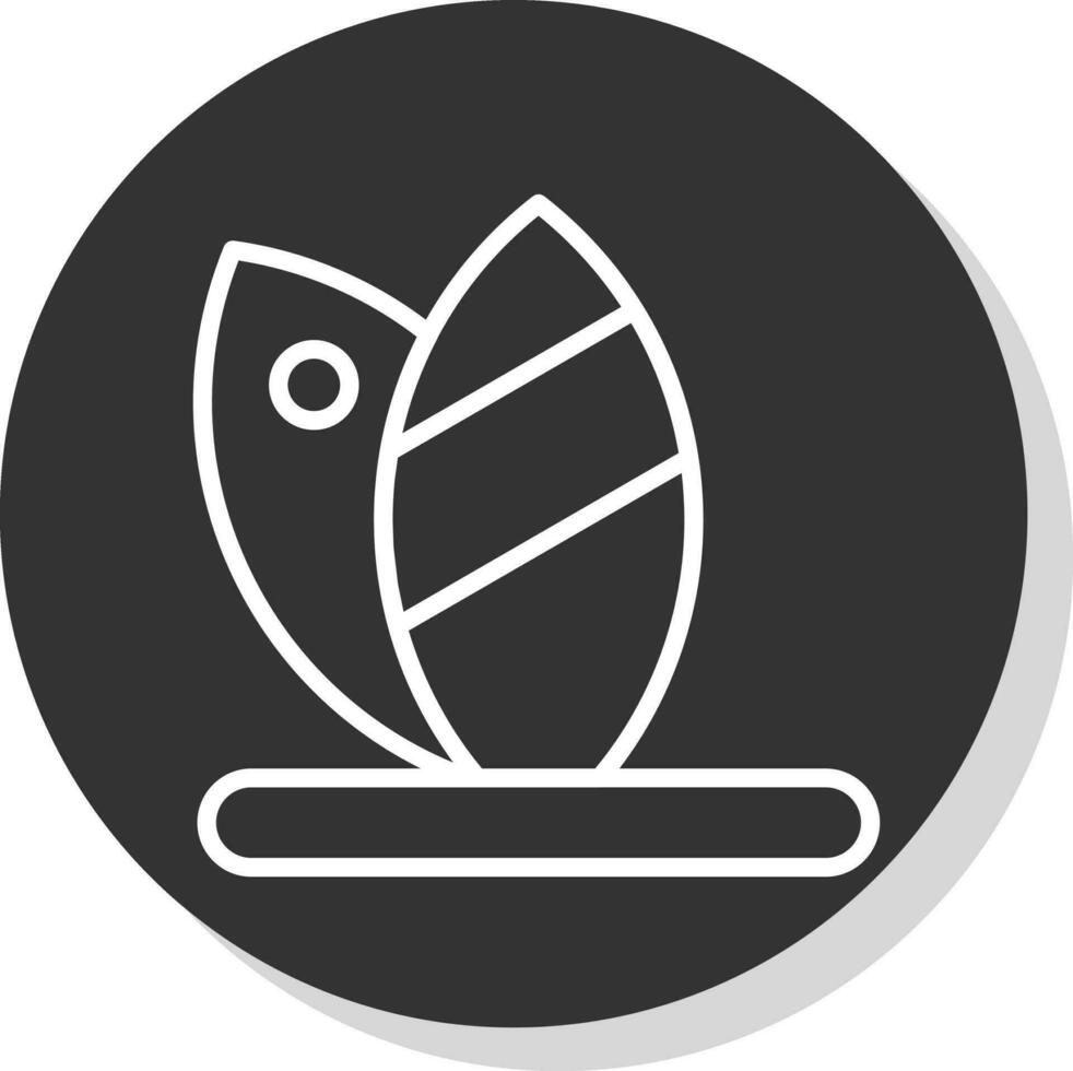 conception d'icône de vecteur de planche de surf