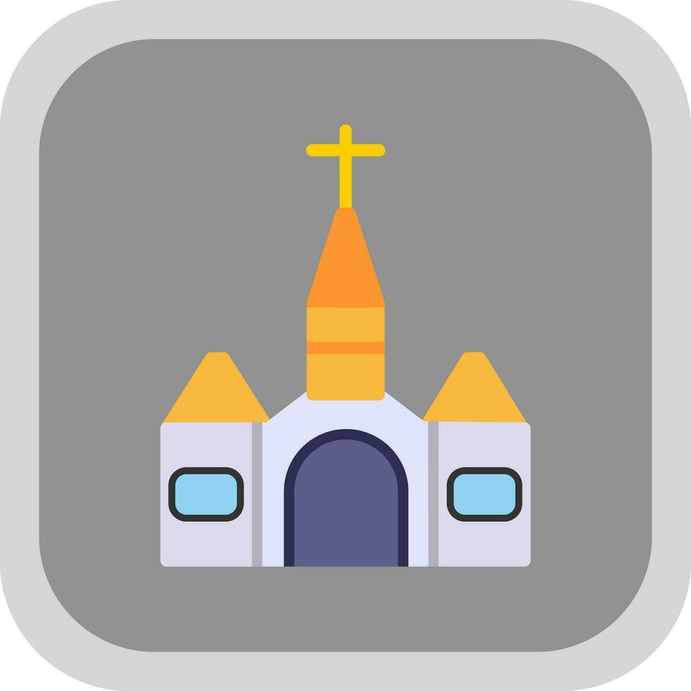 cathédrale vecteur icône conception