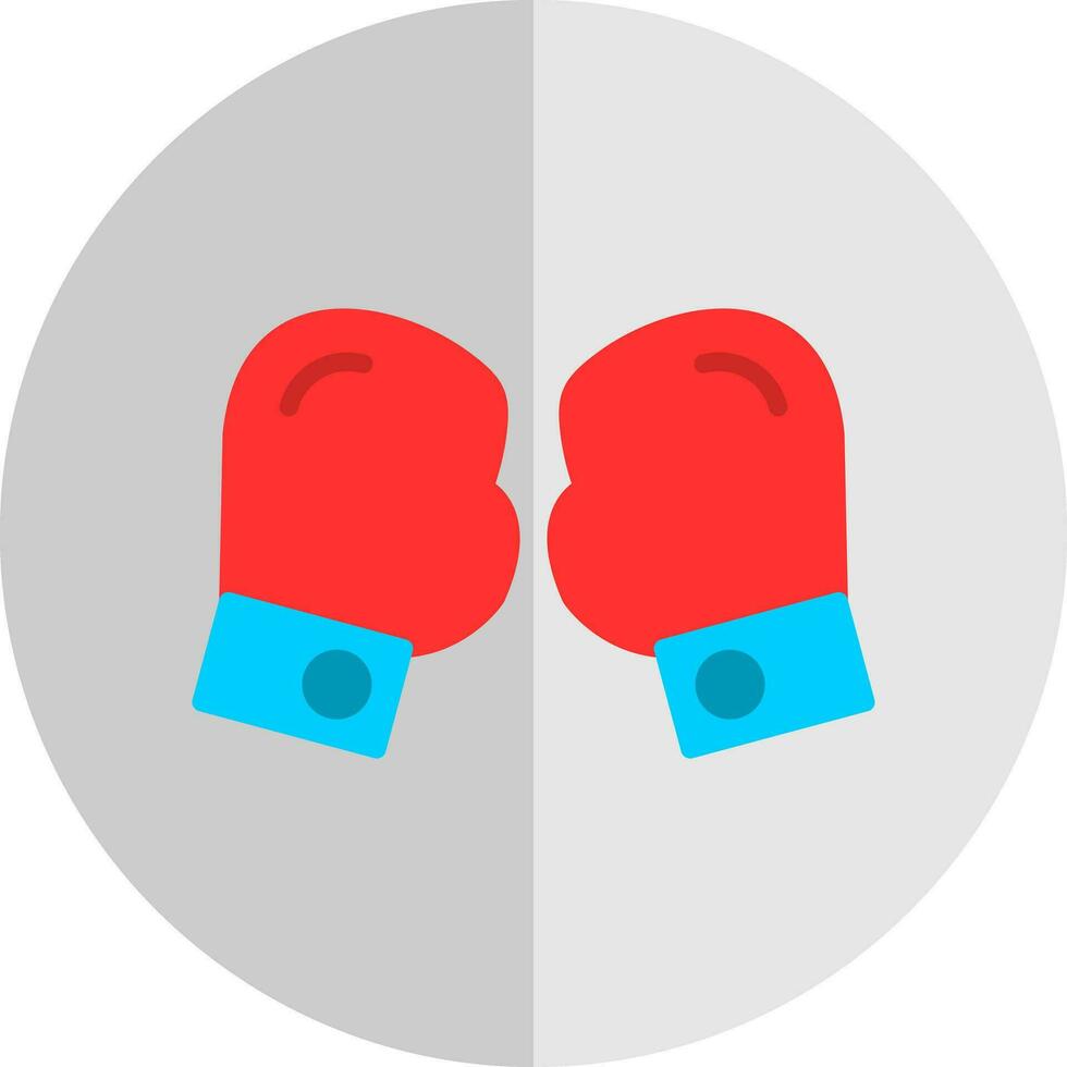 conception d'icône vectorielle de gants de boxe vecteur