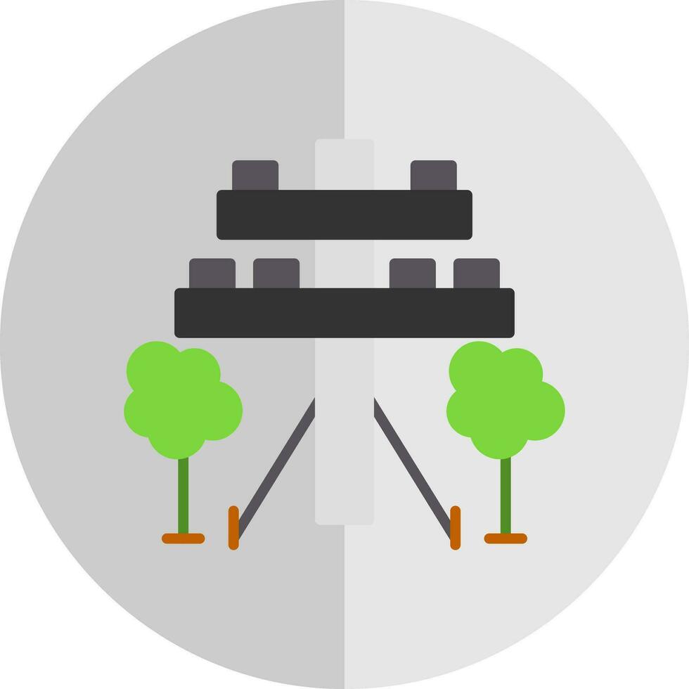 conception d'icône de vecteur de poteau électrique