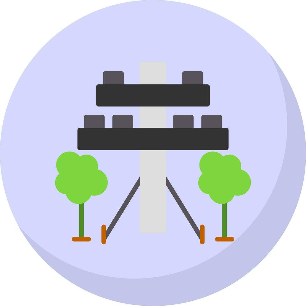 conception d'icône de vecteur de poteau électrique