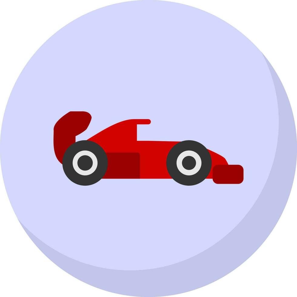 conception d'icône de vecteur de voiture de course