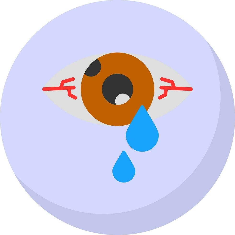 conception d'icône de vecteur de conjonctivite