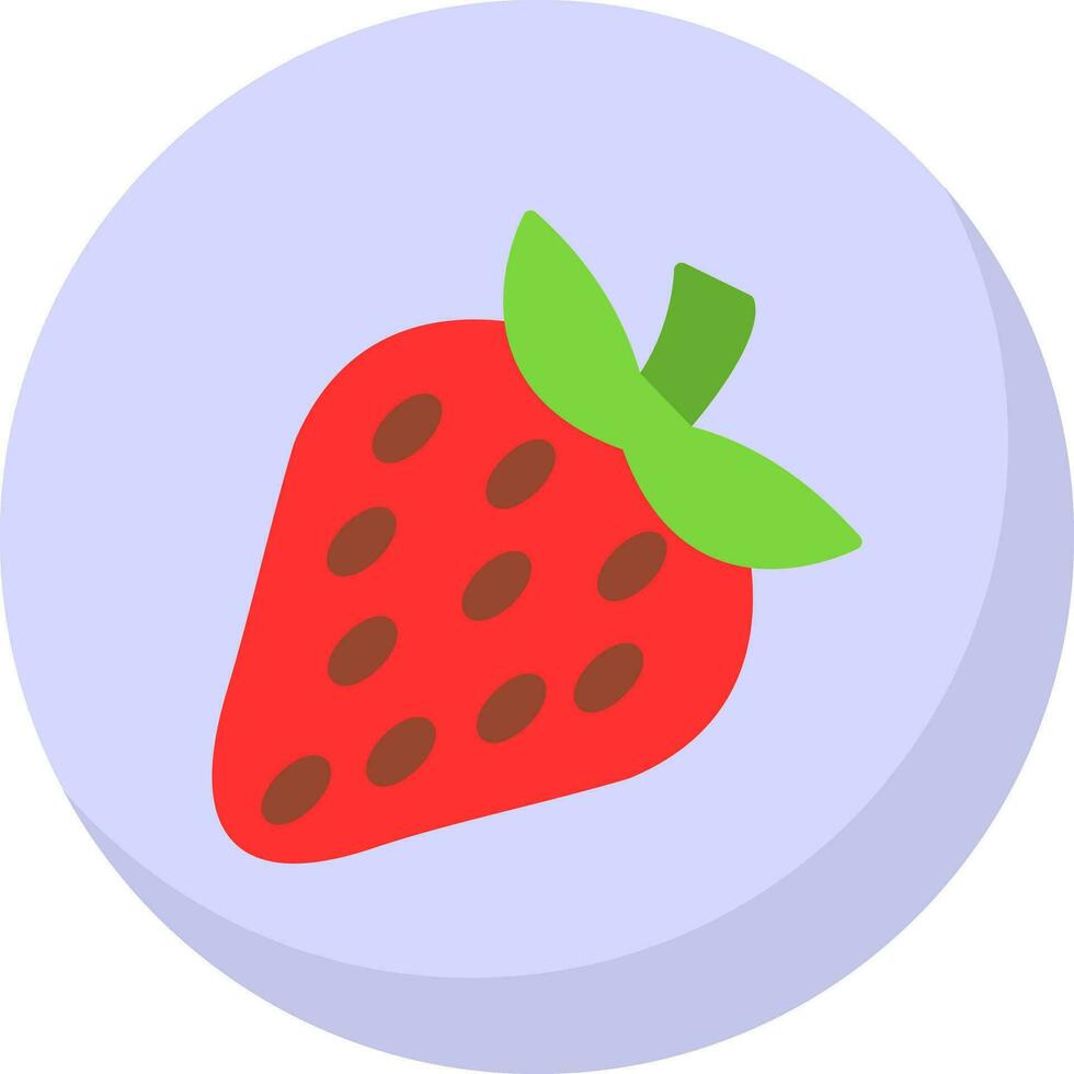 conception d'icône de vecteur de fraise