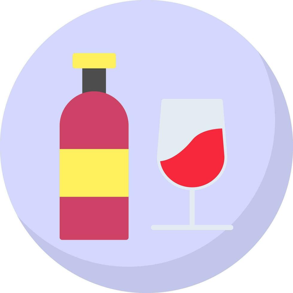conception d'icône de vecteur de bouteille de vin