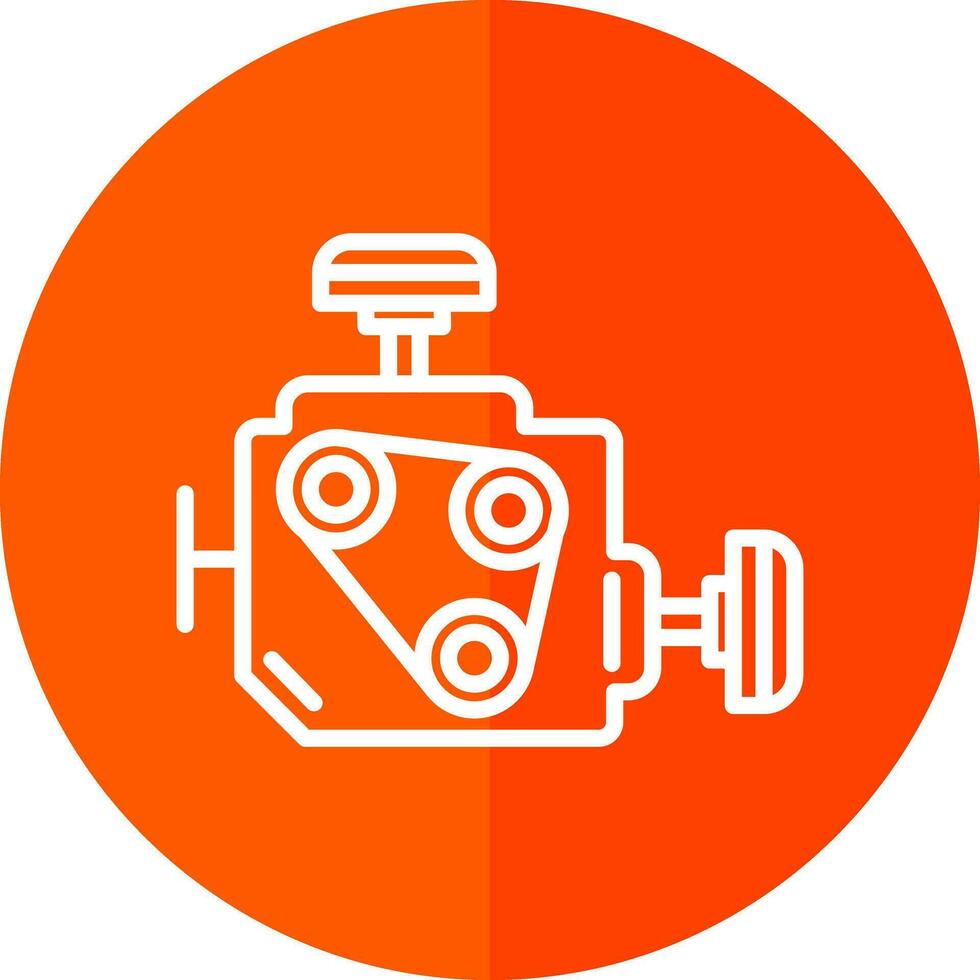 conception d'icône de vecteur de moteur de voiture