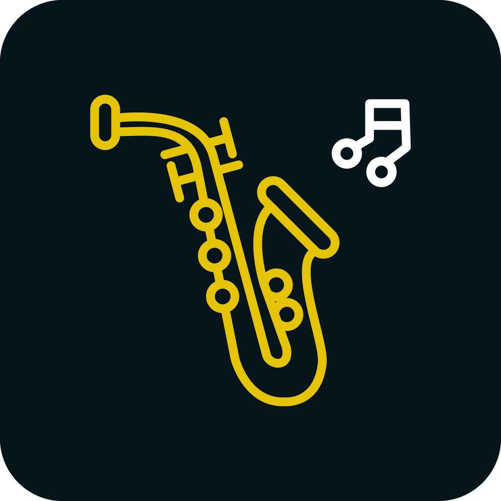saxophone vecteur icône conception