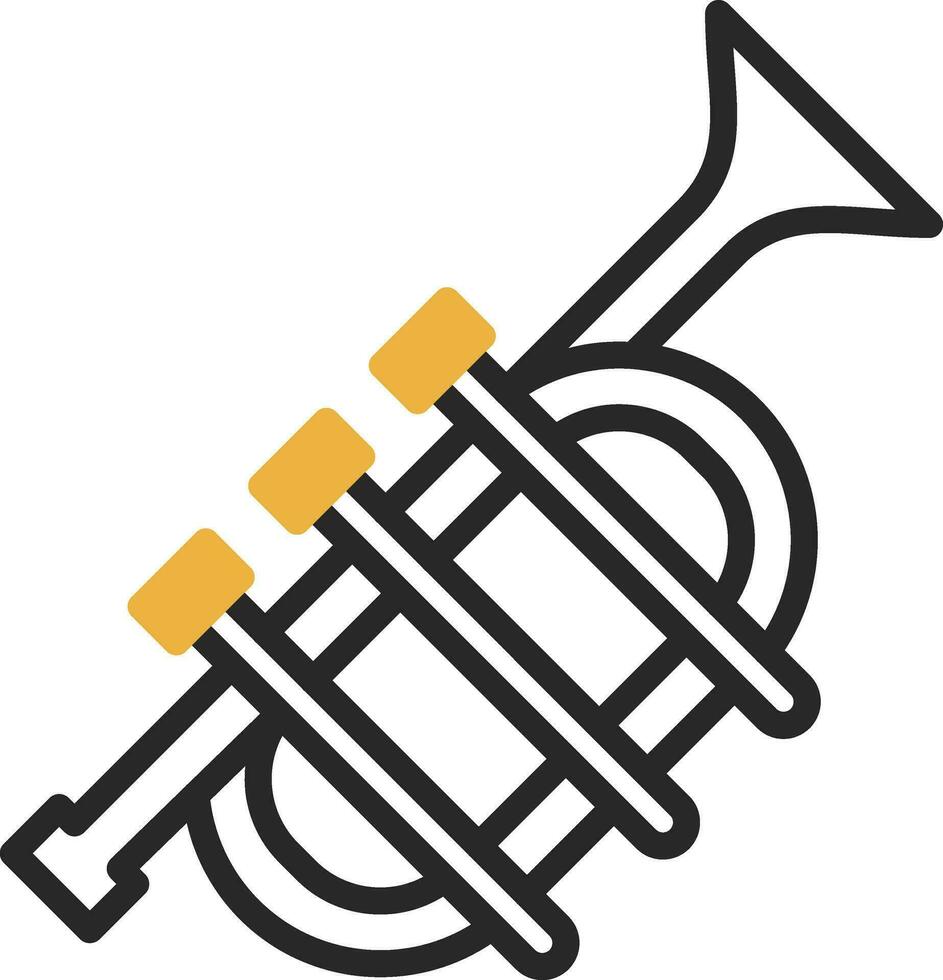 conception d'icône de vecteur de trompette