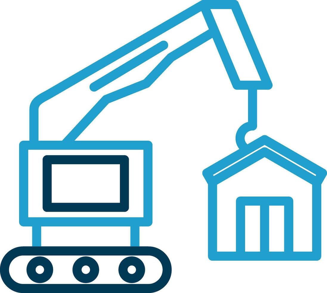 conception d'icône de vecteur de site de construction