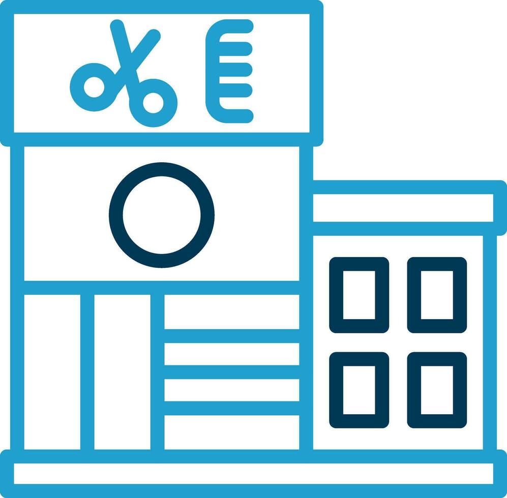 conception d'icône de vecteur de salon de beauté