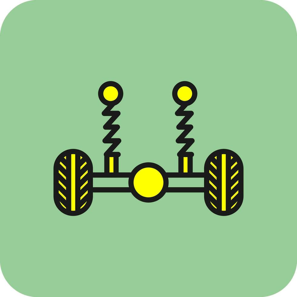 conception d'icône de vecteur de suspension